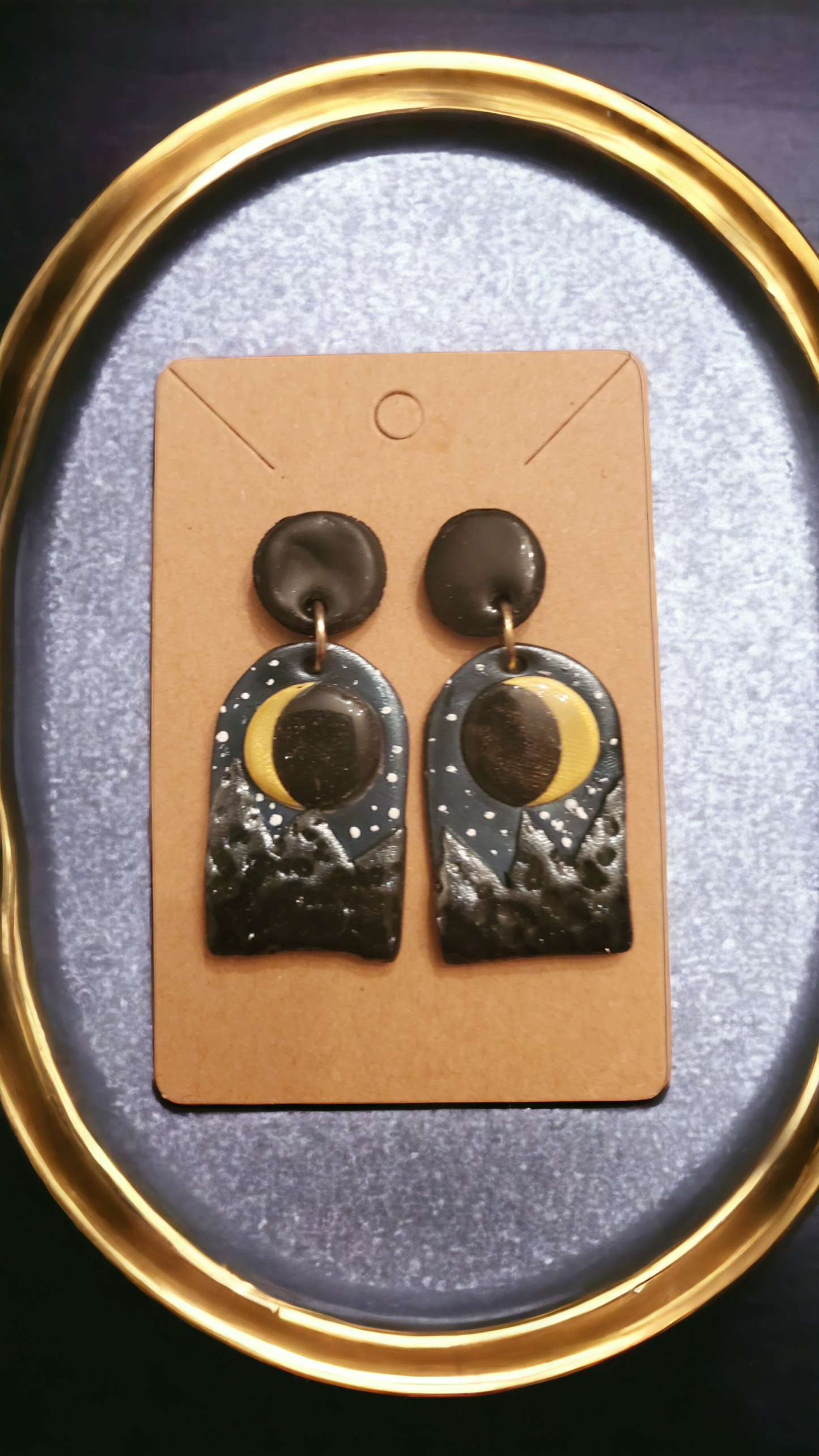 Moon Over The Mountains Earrings