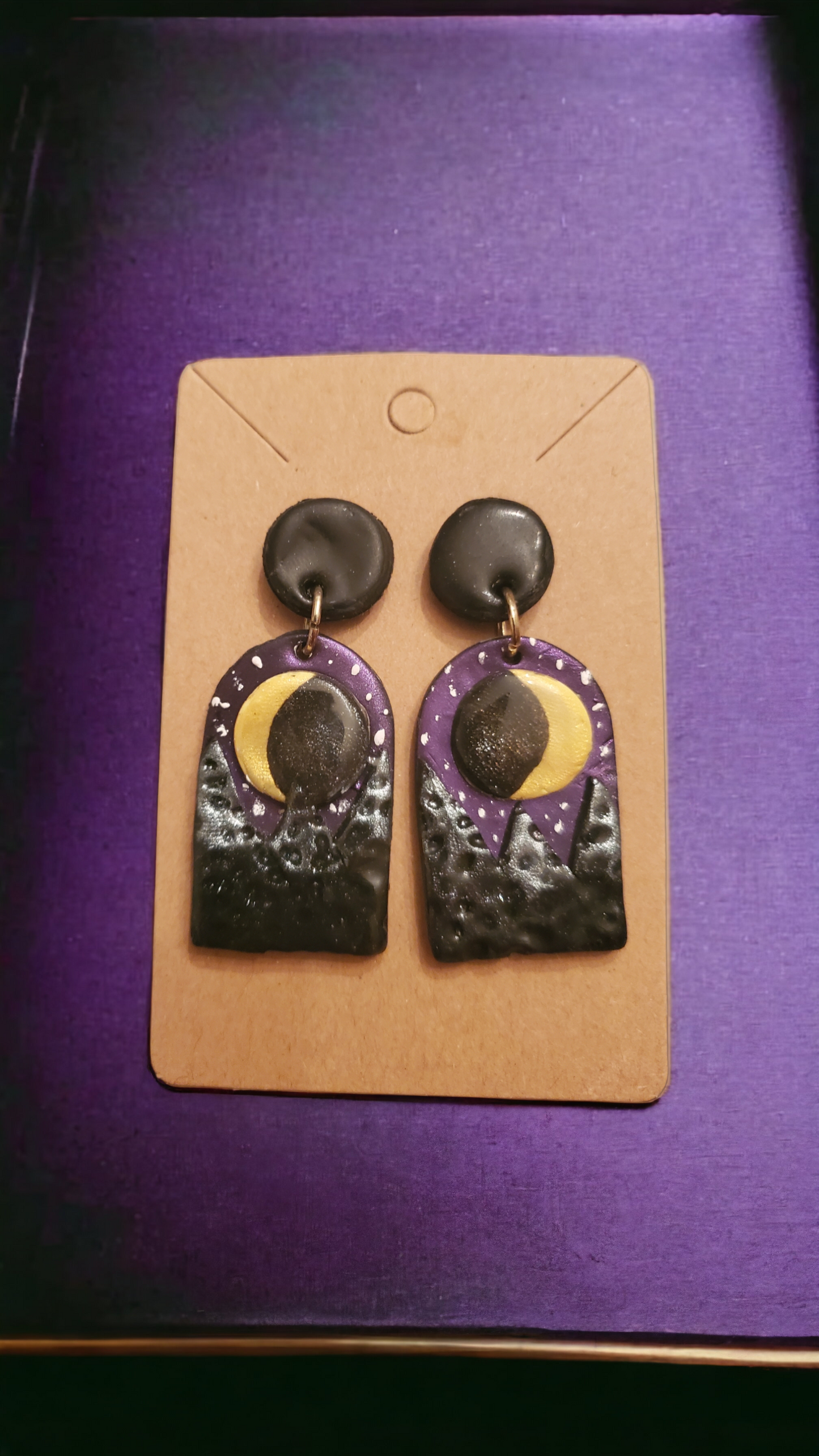 Moon Over The Mountains Earrings