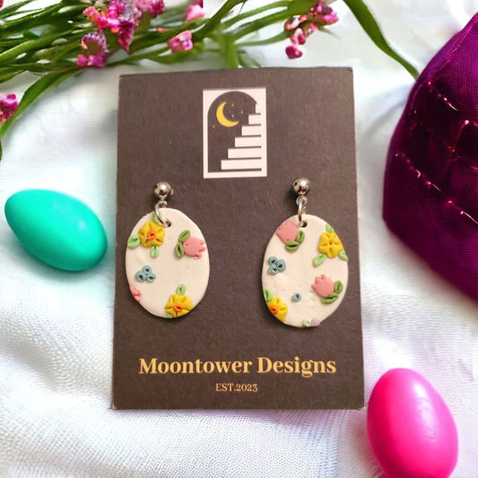 Printed Egg Dangles